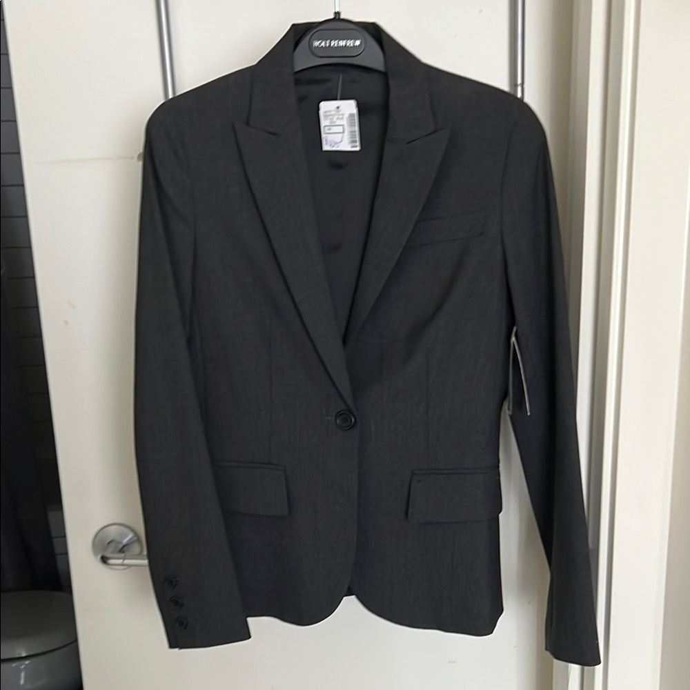 Theory Gray Tailored Blazer for Business